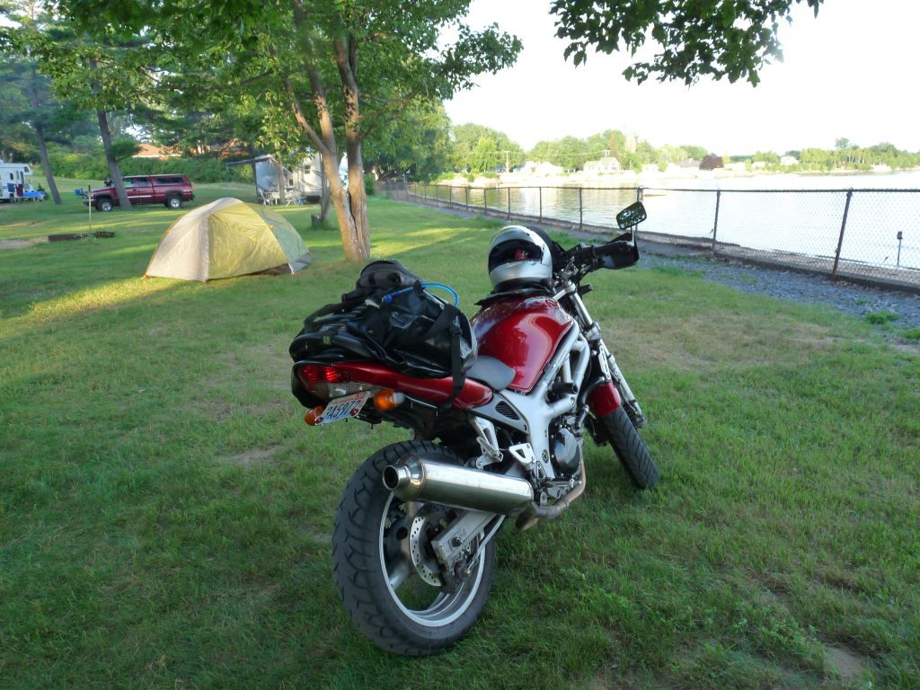 Camping at Cumberland State Park in NY