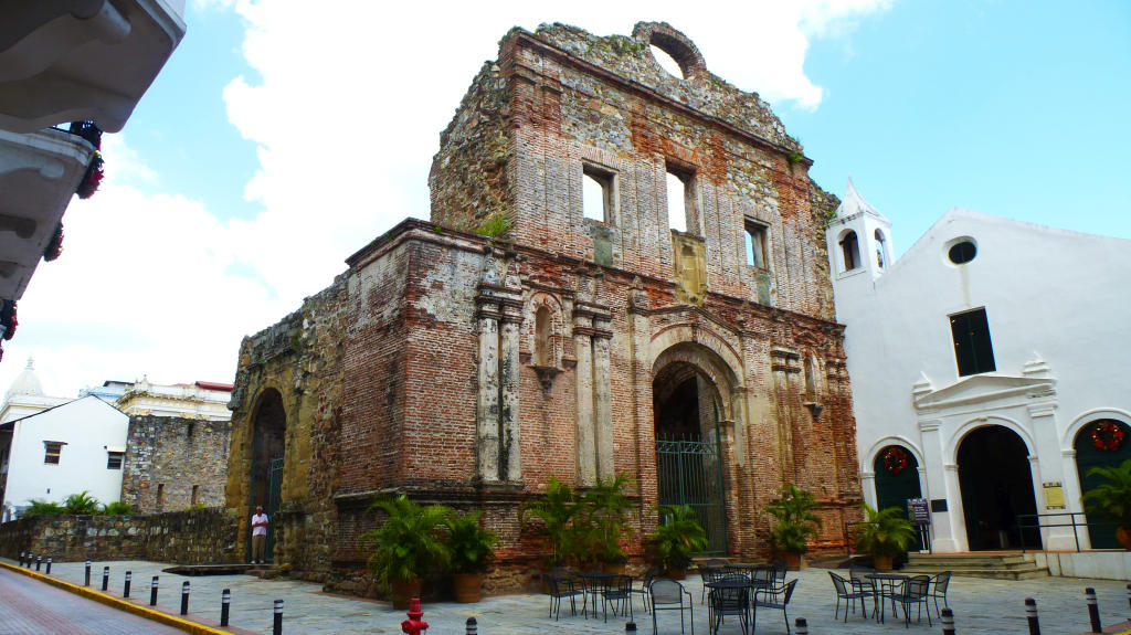 Some old ruins in Casco Viejo, Panama