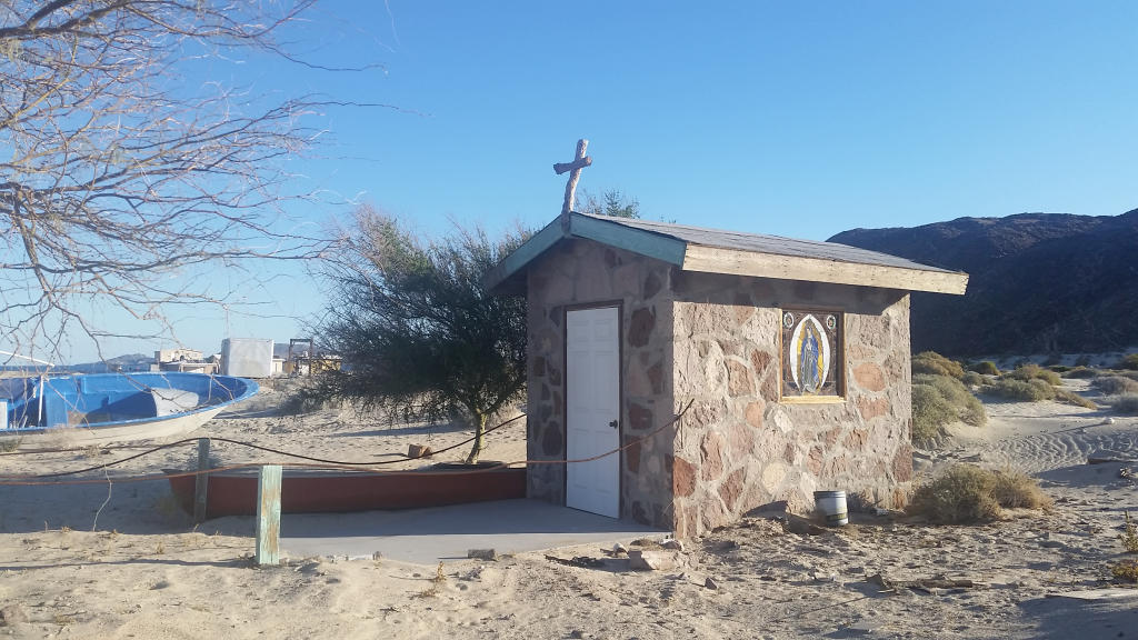 They had a tiny little church attached to the house.