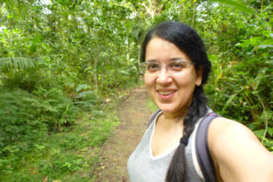 On the trail at Parque Natural Metropolitano